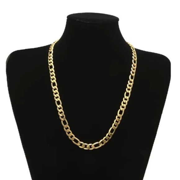 NEW 18 Inch Popular Fashion Gold Plated Necklace - Picture 2 of 3